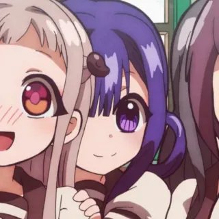 ✖ Anime, Garotas, Fofo, Personagens, Animação telegram sticker