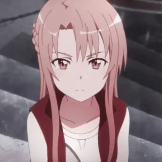 🥨 Asuna Yuuki Sword Art Online Anime, Meisje, Cartoon, Asuna, Sword Art Online telegram sticker