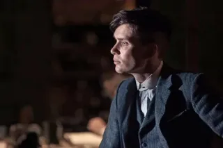🚬 Thomas Shelby Peaky Blinders Thomas Shelby, Peaky Blinders, Cillian Murphy, man, portrait, serious, suit telegram sticker