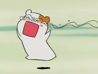 😭 chomik, płacz, łzy, emocjonalny, anime, słodki, kreskówka telegram sticker