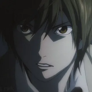 🌟 Light Yagami Death Note anime, manga, death note, light yagami, character telegram sticker
