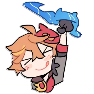 Tartali [Genshin impact] by raintides @keiriststicks telegram stickers