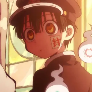 🕊 Hanako Toilet-bound Hanako-kun 封 anime, manga, character, hanako-kun, ghost, spirit telegram sticker