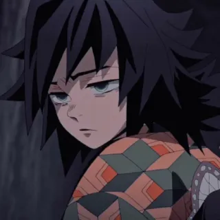 😒 Giyu Tomioka Demon Slayer Anime, Demon Slayer, Giyu Tomioka, Personagem, Mangá whatsapp sticker