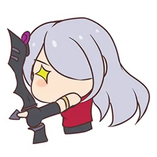 🏹 Anime, Mangá, Sticker, Desenho, Menina, Personagem telegram sticker