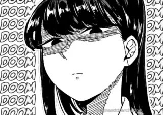 KOMI SAN @animestickerchannel telegram stickers