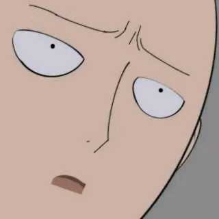 🌈 Saitama One-Punch Man anime, one-punch man, saitama, hero, funny, cartoon telegram sticker
