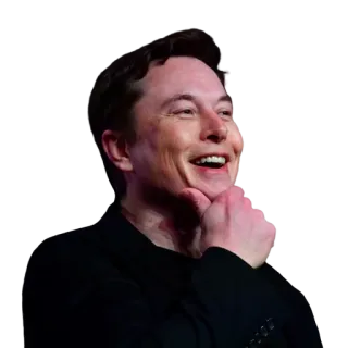 😄 Elon Musk Elon Musk, negócios, tecnologia, empreendedor telegram sticker