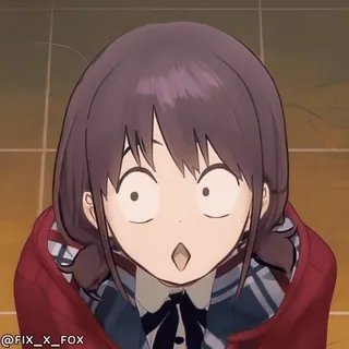 ๐คฌ Kobeni Higashiyama Chainsaw Man Kobeni Higashiyama, Chainsaw Man, anime girl, reaction, funny, manga, panic, shook whatsapp sticker
