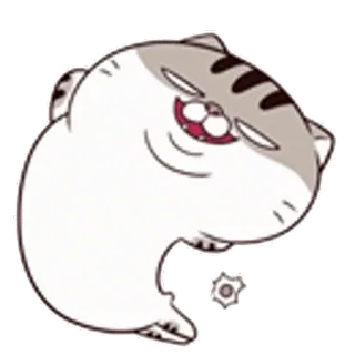 👻 Katze, süß, Tier, Cartoon telegram sticker