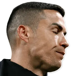 😏 Cristiano Ronaldo football, foot, athlète, Cristiano Ronaldo, triste, gros plan, pensif whatsapp sticker
