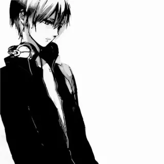 🌨 Anime, Junge, Kopfhörer, Traurig, Manga whatsapp sticker