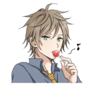 😶 Anime, Junge, Lolli, Süß, Niedlich, Charakter, Schüler whatsapp sticker