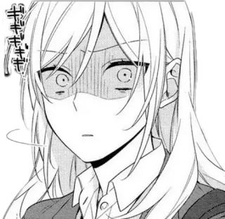 😨 ボキボキボキラ Anime, Mangá, Personagem, Garota, Expressão, Arte, Ilustração telegram sticker