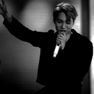 📁 singer, microphone, performance, kpop, concert, idol telegram sticker