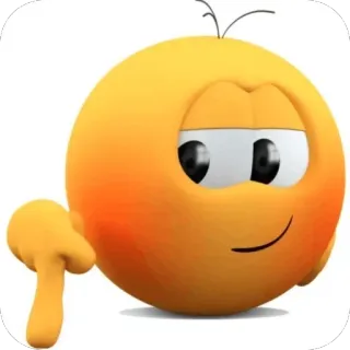 ☺️ Emoji, Pollice verso il basso, Non mi piace, Male, Negativo telegram sticker