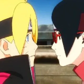 😘 Boruto Uzumaki and Sarada Uchiha Boruto Anime, Boruto, Sarada Uchiha, Boruto Uzumaki, Animação japonesa, Mangá, Personagens telegram sticker