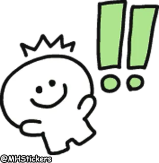 @MHStickers Spoiled Smile Person Rabbit Doodles Emoji telegram stickers