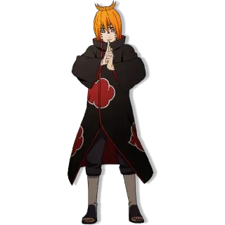 🥵 Konan Naruto อนิเมะ, นินจา, แสงอุษา, เมฆ, องค์กร whatsapp sticker
