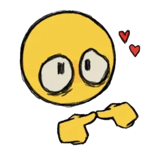 👉 Emoji, Lindo, Amor, Corazón, Señalando telegram sticker
