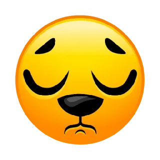 😀 Emoji, Triste, Sentimento, Chateado, Expressão, Rosto whatsapp sticker