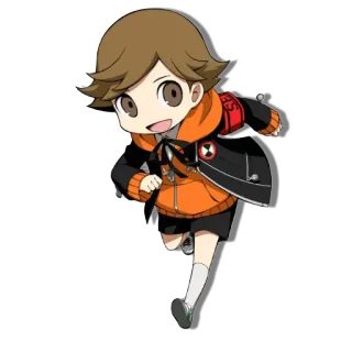 👌 Anime, Manga, Chibi, Rennen, Vrolijk, Personage telegram sticker