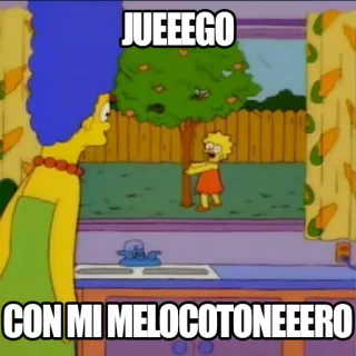 🍑 Lisa Simpson, Marge Simpson The Simpsons JUEEEGO
CON MI MELOCOTONEERRO Simpsons, Cartoni animati, Lisa Simpson, Marge Simpson, Umorismo, Spagnolo telegram sticker