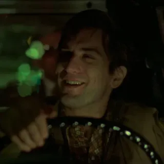 ➰ Travis Bickle Taxi Driver Taxi, Chauffeur, De Niro, Film, Robert De Niro whatsapp sticker