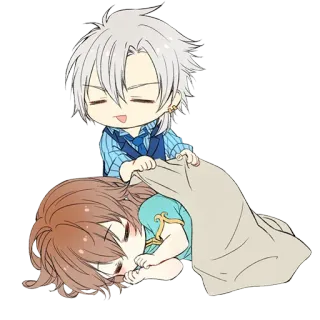 ❤️ Chibi, Fofo, Anime, Mangá, Kawaii, Desenho animado whatsapp sticker