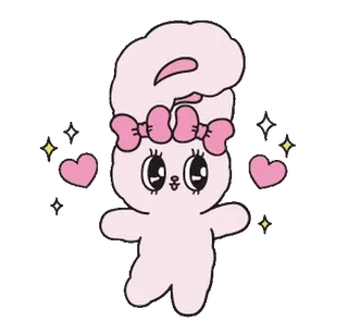 π Esther Esther Bunny whatsapp sticker