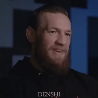 😊 Conor McGregor DENSHI mma, kämpfer, sport, ufc, bart telegram sticker