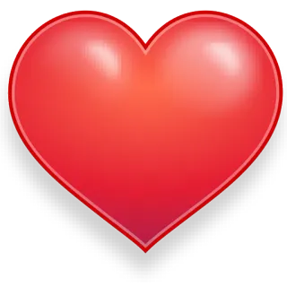 ❤️ coração, amor, vermelho, dia dos namorados, afeição, romance telegram sticker