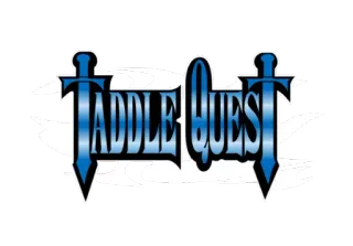🤐 TADDLE QUEST Taddle Quest, Videogame, Zwaarden, Fantasy, Logo whatsapp sticker