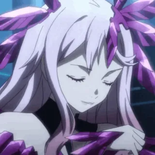 🍓 Inori Yuzuriha Guilty Crown Anime, Postać, Dziewczyna, Inori Yuzuriha, Guilty Crown telegram sticker