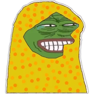 😂 Pepe the Frog Meme, Kikker, Internetmeme, Pepe, Grappig, Cartoon whatsapp sticker