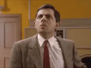 😒 Mr. Bean person, man, portrait, comedy, television whatsapp sticker