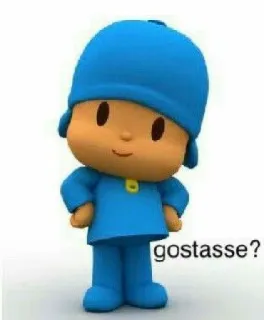 🧐 Pocoyo gostasse? Pocoyo, Cartoon, Kind, Vraag, Blauw telegram sticker