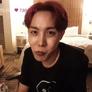 ⭐️ J-Hope K-pop, J-Hope, BTS, 音乐人, 名人, 歌手 telegram sticker
