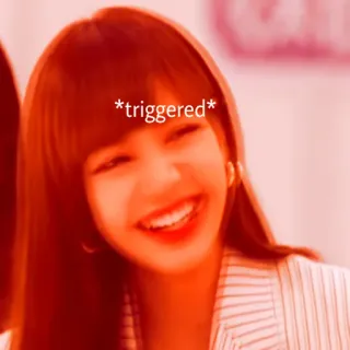 ❌ *triggered* getriggert, Meme, Reaktion, Wut, Frustration, Emotion, Internet Slang telegram sticker