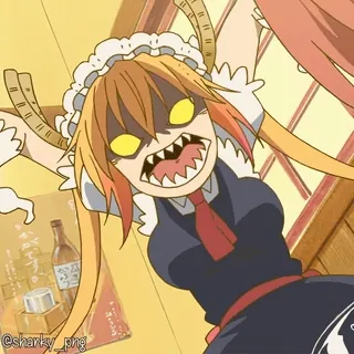😳 Tohru Miss Kobayashi's Dragon Maid telegram sticker