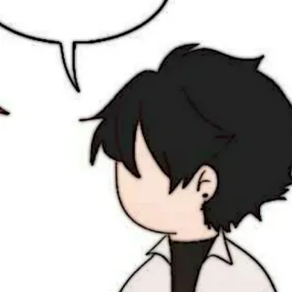 🗿 anime, manga, cartoon, drawing, character telegram sticker