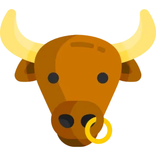 ♉️ toro, animal, zodiaco, tauro, ganado telegram sticker