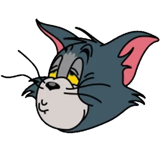 😊 Tom Cat Tom and Jerry Desenho animado, Gato, Engraçado, Expressão, Cansado, Meme whatsapp sticker