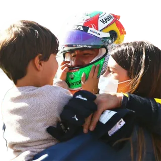 👨‍👩‍👦 Max Verstappen course, formule 1, famille, pilote, enfant whatsapp sticker