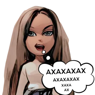 😂 AXAXAXAX
AXAXAXAX
XAXA
AX kobieta, kreskówka, komiks, postać, dymek telegram sticker
