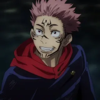 ✨ Itadori Yuji Jujutsu Kaisen Anime, Zauberer, Fluch, Shonen, Itadori, Yuji whatsapp sticker