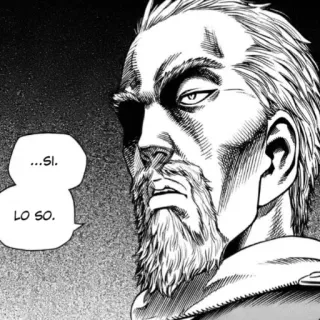 ⚔ ...SI. LO SO. Manga, Cara, Serio, Hombre telegram sticker