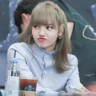 Lisa Blackpink @uuwonie whatsapp stickers