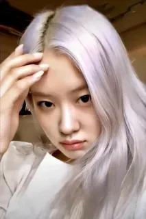 🌸 donna, persona, ritratto, coreano, K-pop whatsapp sticker