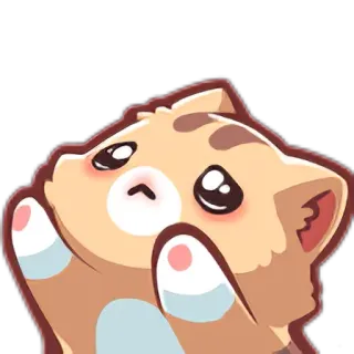 😿 кот, котёнок, милый, очаровательный, животное telegram sticker